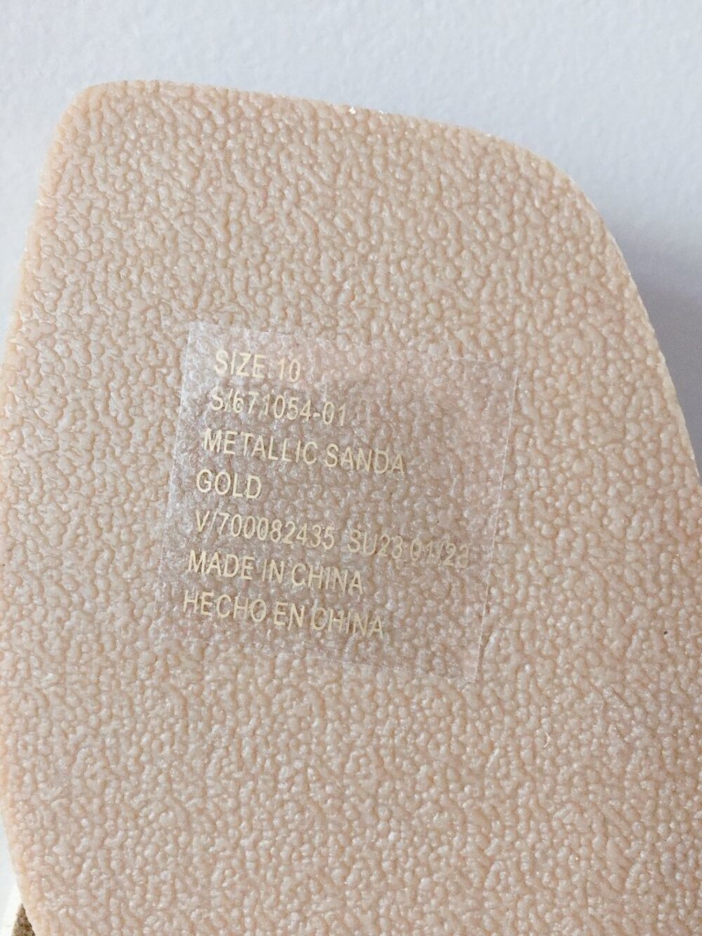 Gap Square Toe Sandals Gold Size 10 women's shoes slides - Picture 15 of 15